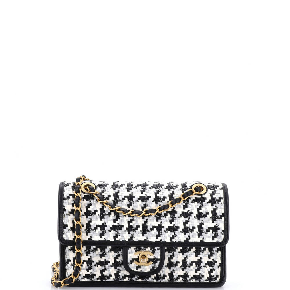 Chanel Classic Single Flap Bag Woven #290782C49B